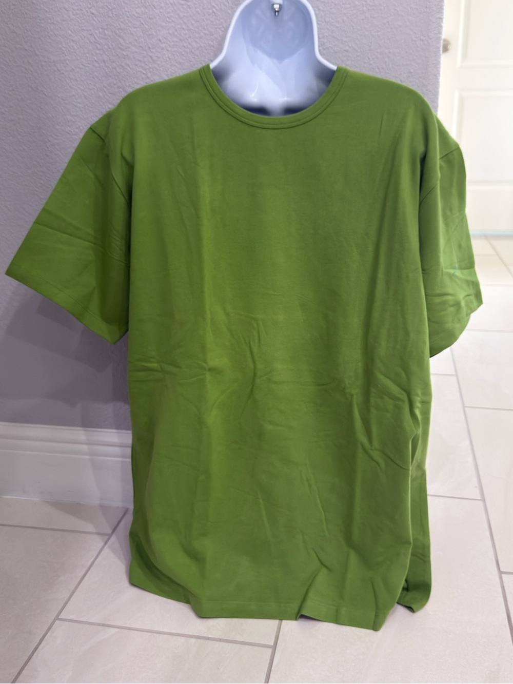Express men’s Classic Crewneck T-Shirt in Green